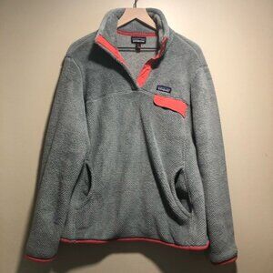 Patagonia Fleece Women's Re-Tool Snap-T Pullover size XL Fall/Cozy/Jacket